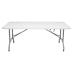 Mesa Plegable Tipo Portafolio De Plastico 1.80Mt Em-Fh180B