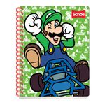 CUADERNO PROFESIONAL 100H RAYAS SUPER MARIO