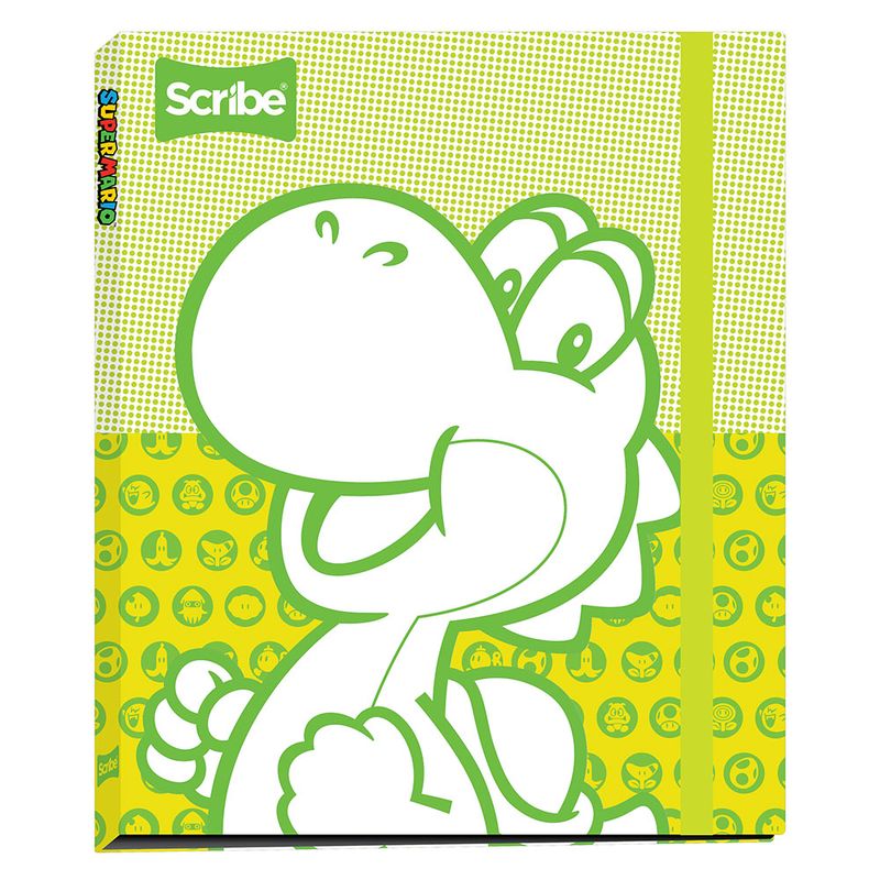 CARPETA CARTA 3ARG PASTA DURA SUPER MARIO