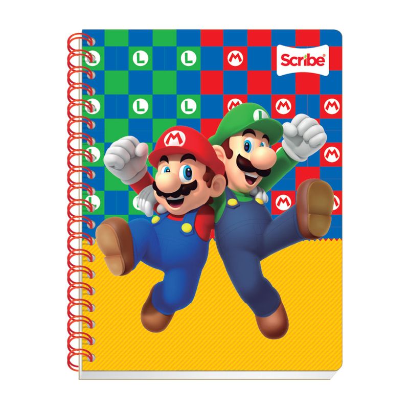 CUADERNO PROFESIONAL 100H C-7 SUPER MARIO