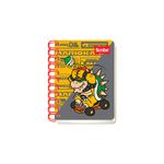 LIBRETA ESPIRAL POCKET 80H RAYAS SUPER MARIO