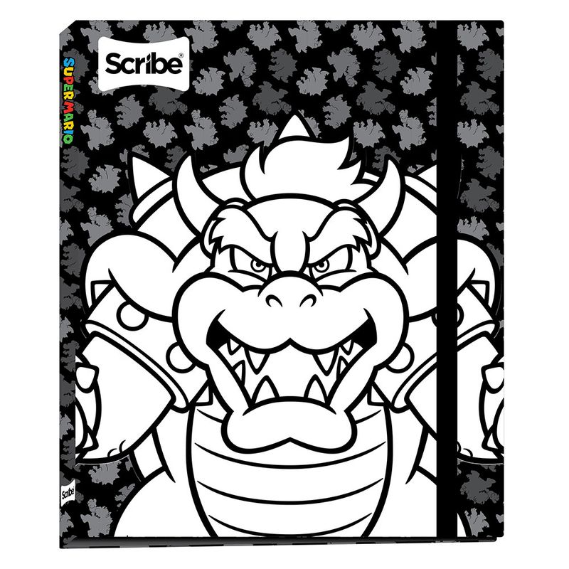 CARPETA CARTA 3ARG PASTA DURA SUPER MARIO