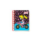 LIBRETA ESPIRAL POCKET 80H RAYAS SUPER MARIO