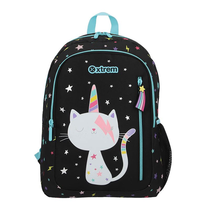 MOCHILA PRIMARIA XTREME BLACK CAT LOGAN