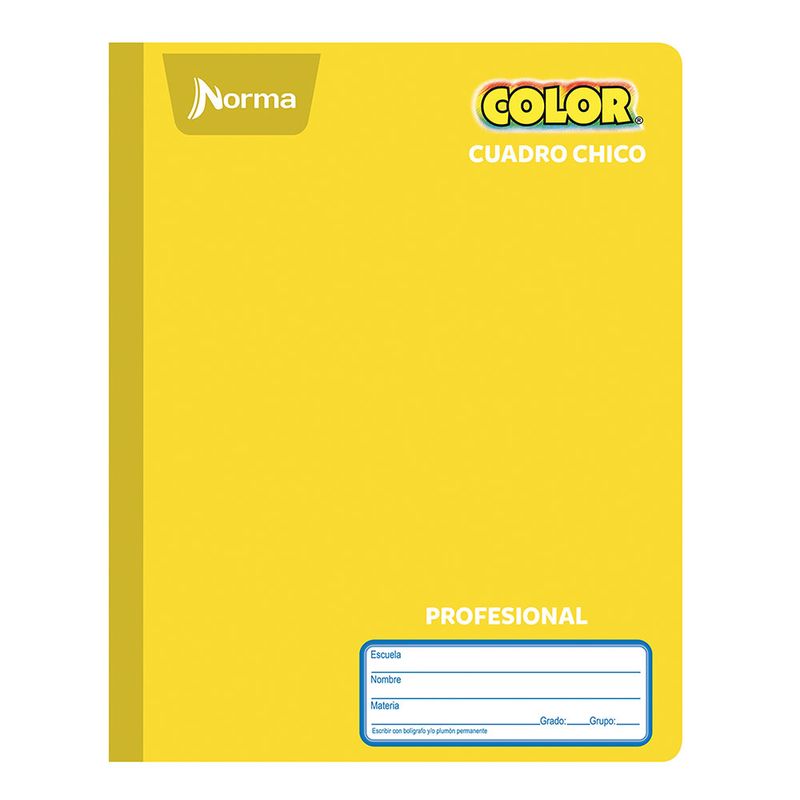 CUADERNO COSIDO PROFESIONAL 100H C-5 NORMA COLOR