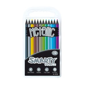 Lapices De Color 12-L Red Met Smarty 40106