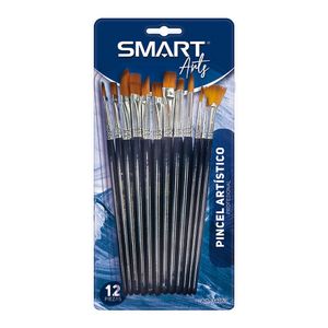 Juego De Pinceles Profesional Artistico Blt C/12 Smart 34063