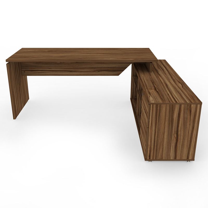 CONJUNTO ESCRITORIO DERECHO S/CREDENZA 170 x 160