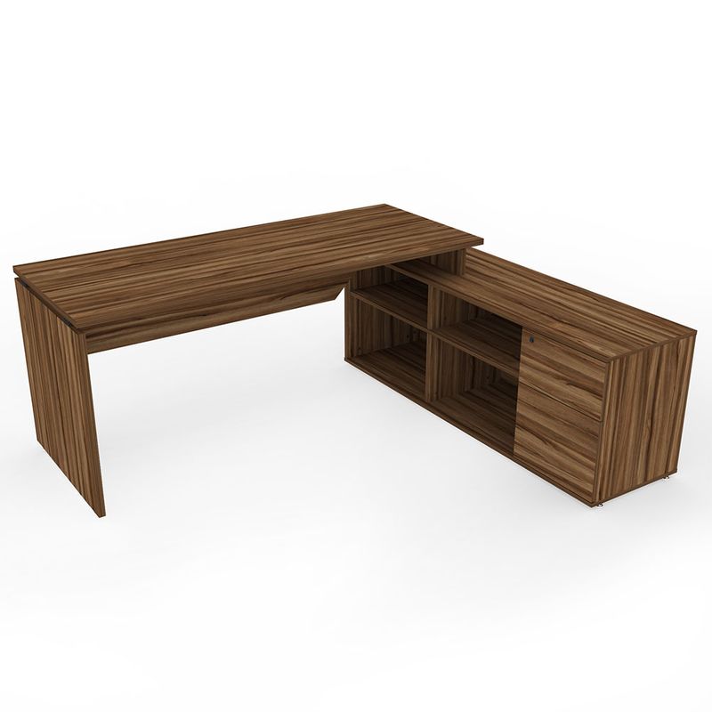 CONJUNTO ESCRITORIO DERECHO S/CREDENZA 170 x 160