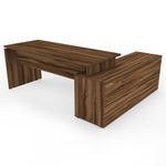CONJUNTO ESCRITORIO IZQUIERDO S/CREDENZA 170 x 160