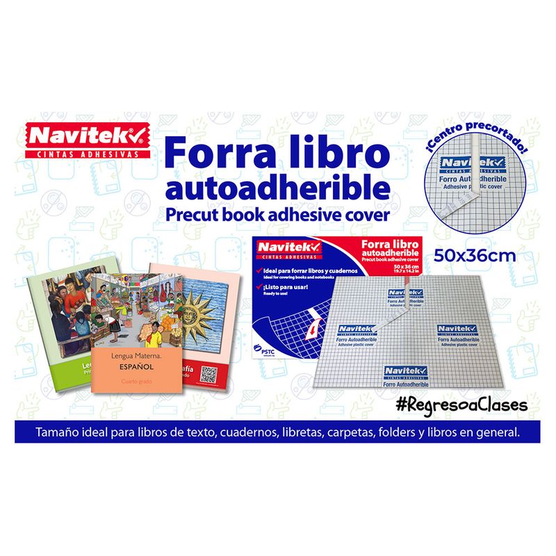 MICA ADHESIVA PRE CORTADA 50 X 36 CM  C/1O PZS