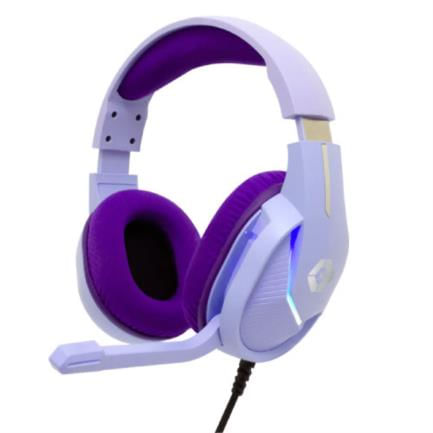 Diadema Vortred Axolotl Gamer Inalámbrica RGB 35mm Color Morado