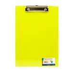 TABLA DE PLASTICO SUJETA PAPELES CARTA COLORES SURTIDOS