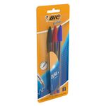BOLIGRAFO MEDIANO SURTIDOS BIC CRISTAL BLT C/3 PZS