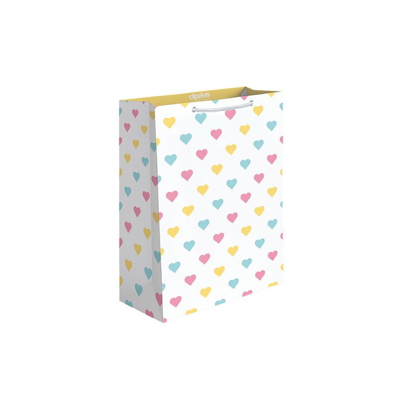 BOLSA REGALO CHICA COLORES PASTELES DIPAK