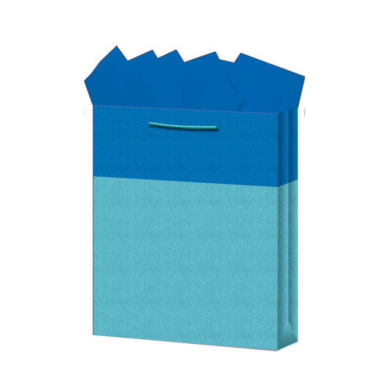 BOLSA REGALO GRANDE KRAFT BICOLORES