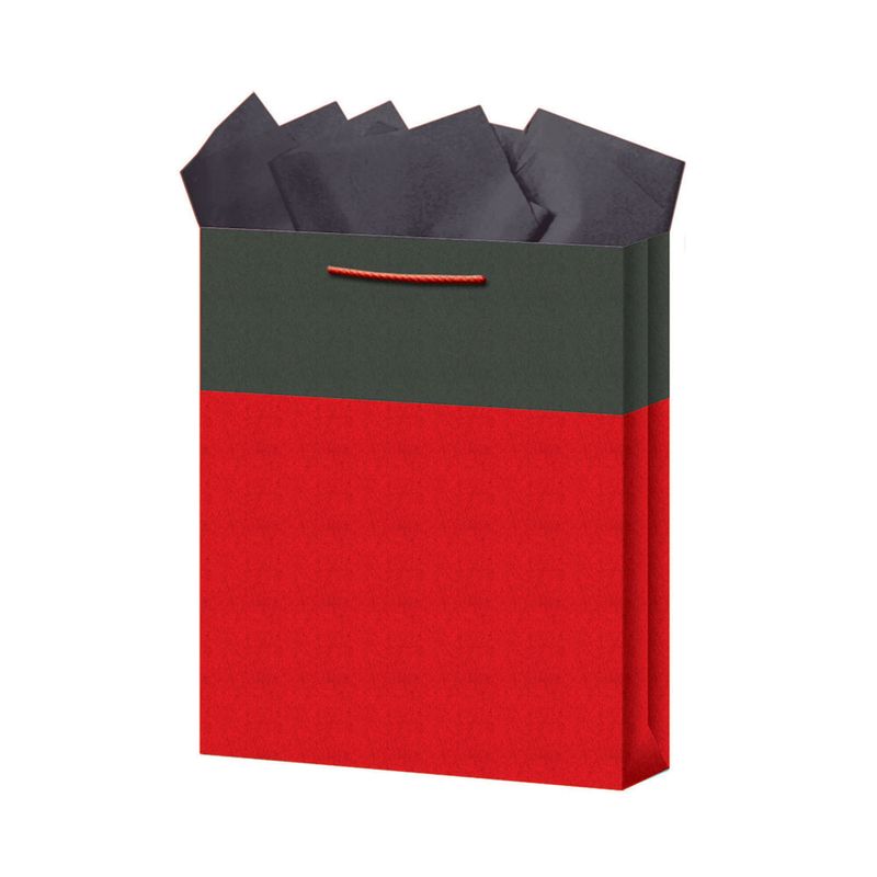 BOLSA REGALO GRANDE KRAFT BICOLORES