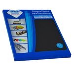 CUBIERTA PLASTICA CARTA CROMO NEGRO 25 JUEGOS ZEBRA C-600