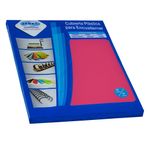 CUBIERTA PLASTICA CARTA PLATINO ROSA NEON 25 JUEGOS ZEBRA P-108