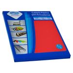 CUBIERTA PLASTICA CARTA PLATINO ROJO 25 JUEGOS ZEBRA P103