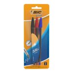 BOLIGRAFO MEDIANO SURTIDOS BIC CRISTAL BLT C/3 PZS