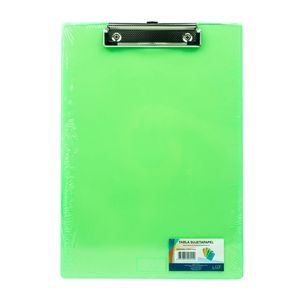 Tabla Plastico Carta Sujeta Papeles Colores Surtidos Lux Tacr-01