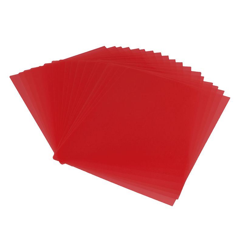 CUBIERTA PLASTICA CARTA PLATINO ROJO 25 JUEGOS ZEBRA P103