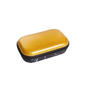 Lapicera Zipit Semi Rigida Glitter Box Dorado Gsb-1