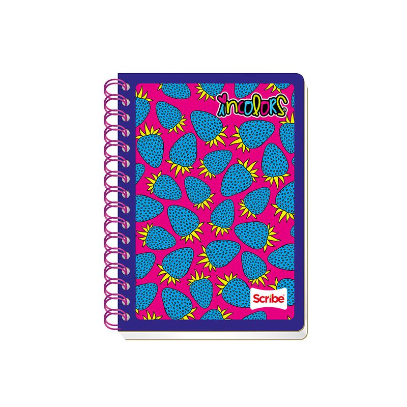 CUADERNO ESPIRAL FRANCES 100H RAYAS INCOLORS