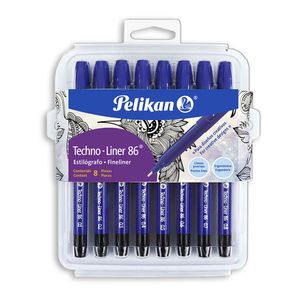 Estilografo Techno-Liner Con 8 Pzas 30071019