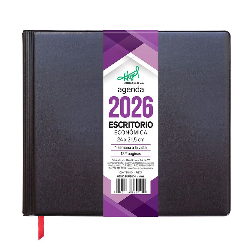 50753 - AGENDA ECONOMICA ESCRITORIO VINO