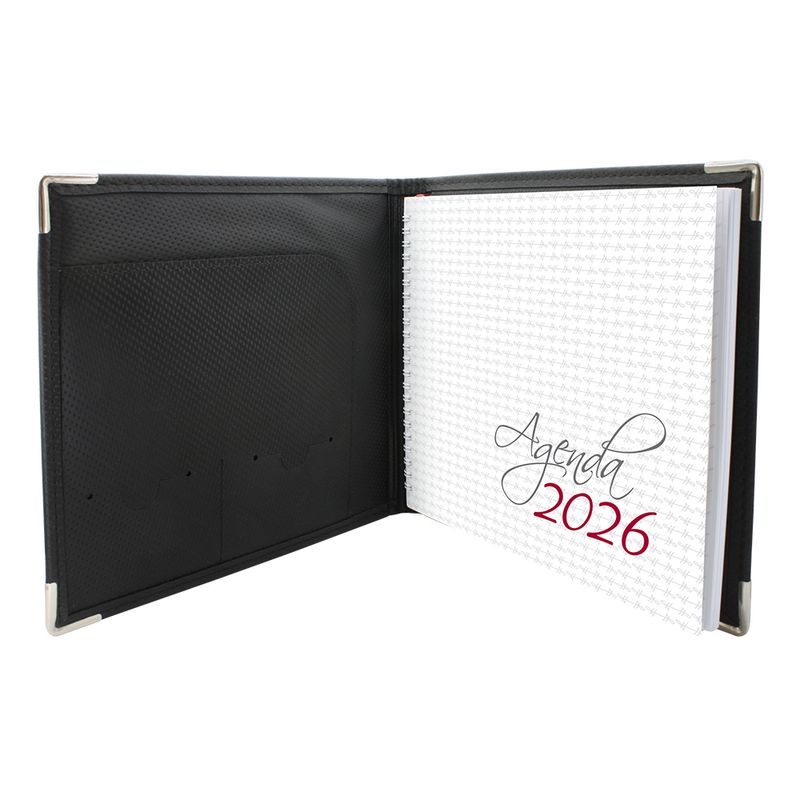 50771 - AGENDA LUJO ESCRITORIO NEGRO