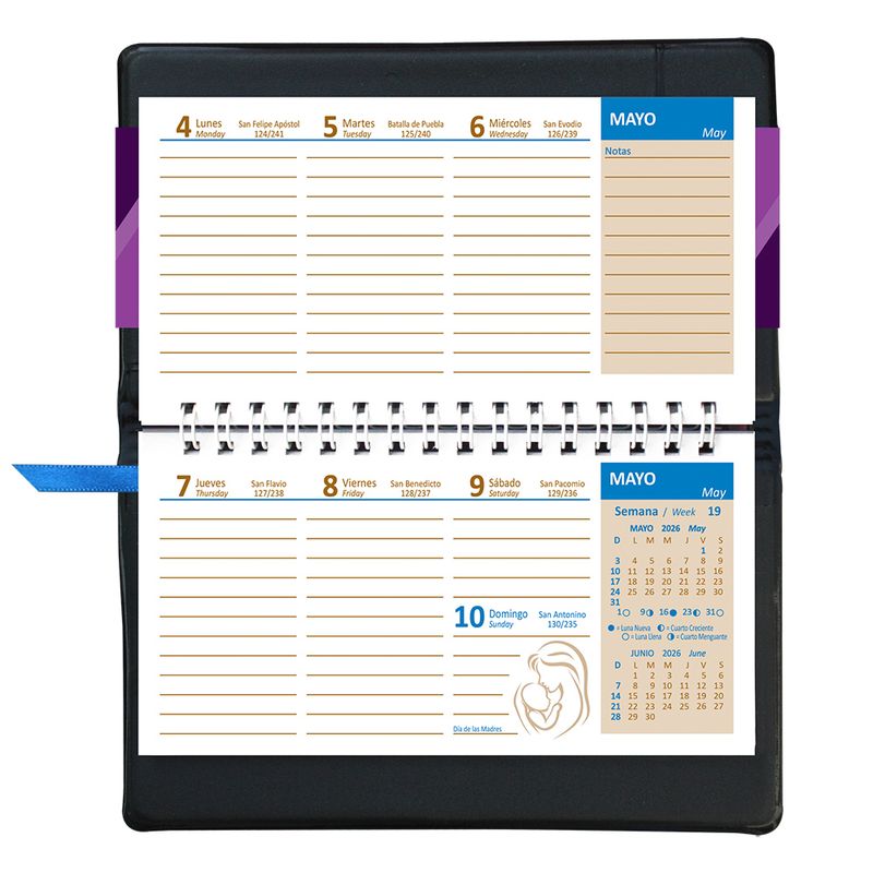 50773 - AGENDA EURO ECONOMICA BOLSILLO NEGRO