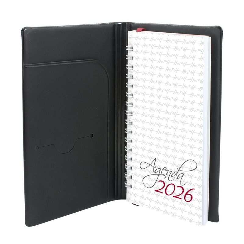 50740 - AGENDA ECONOMICA BOLSILLO NEGRO