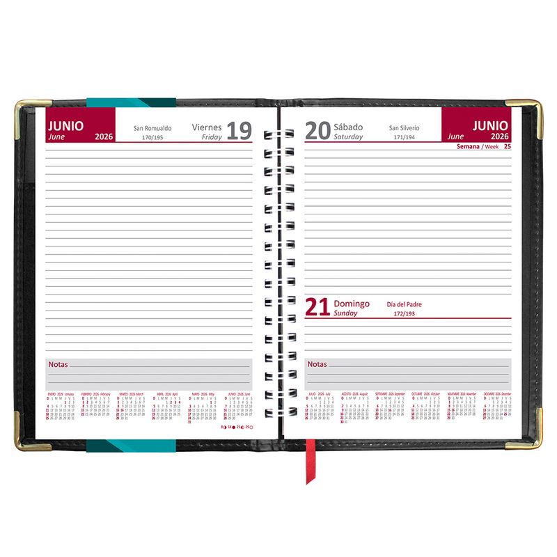 50765 - AGENDA LUJO PROFESIONAL NEGRO