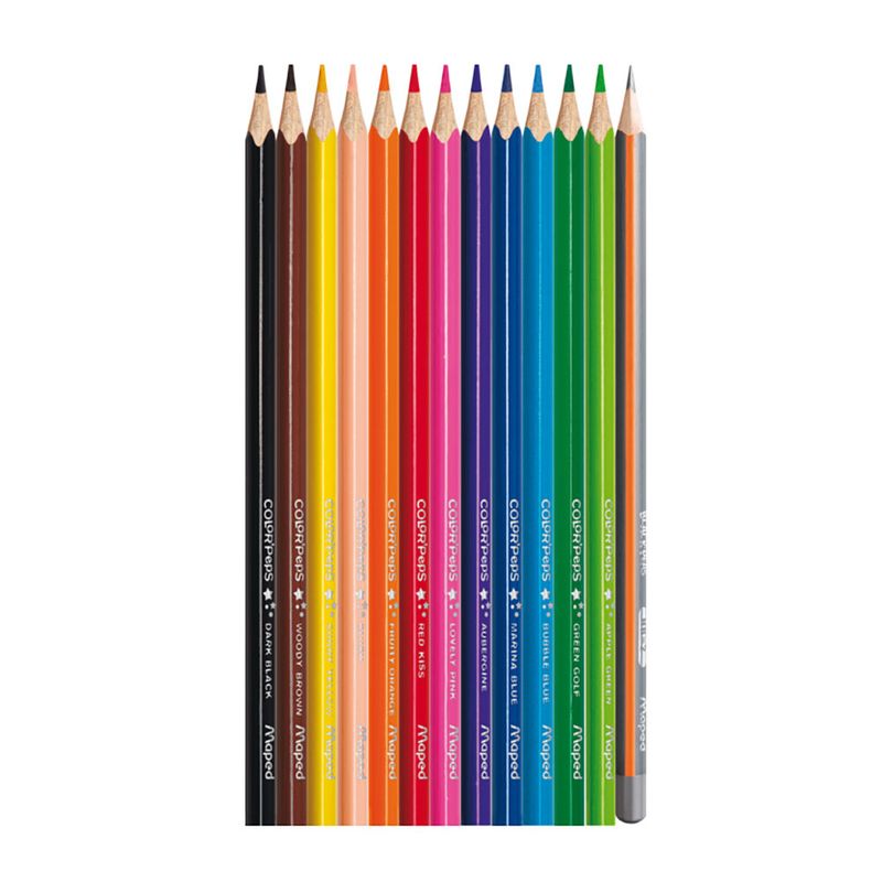 LAPICES DE COLOR 12-L TRIANGULAR COLORPEPS
