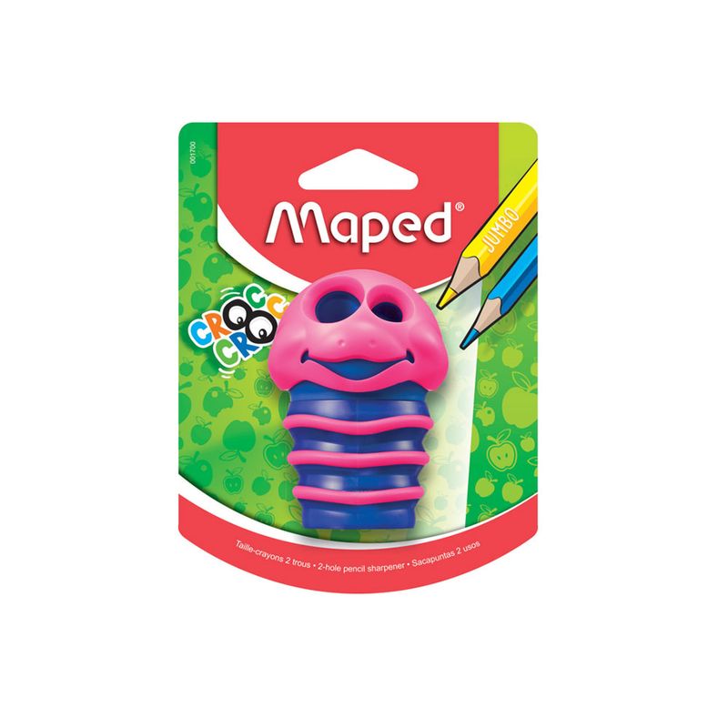 SACAPUNTAS CON DEPOSITO CROC CROC 2 ORIFICIOS BLT