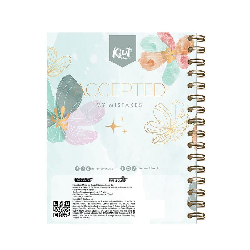 CUADERNO ESPIRAL A5 120H JOURNAL KIUT
