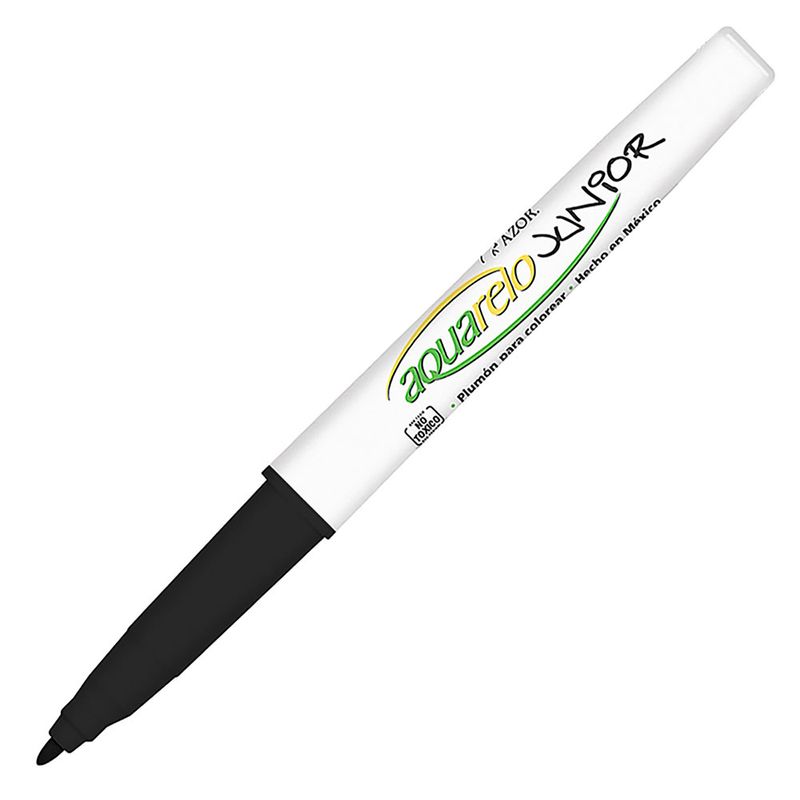 MARCADOR AQUARELO JUNIOR NEGRO C/12