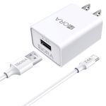 CARGADOR DE PARED USB CON CABLE USB A TIPO C 24A