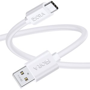 Cable Usb A Usb Tipo C De 1M, 1Hora, Blanco Cab184B
