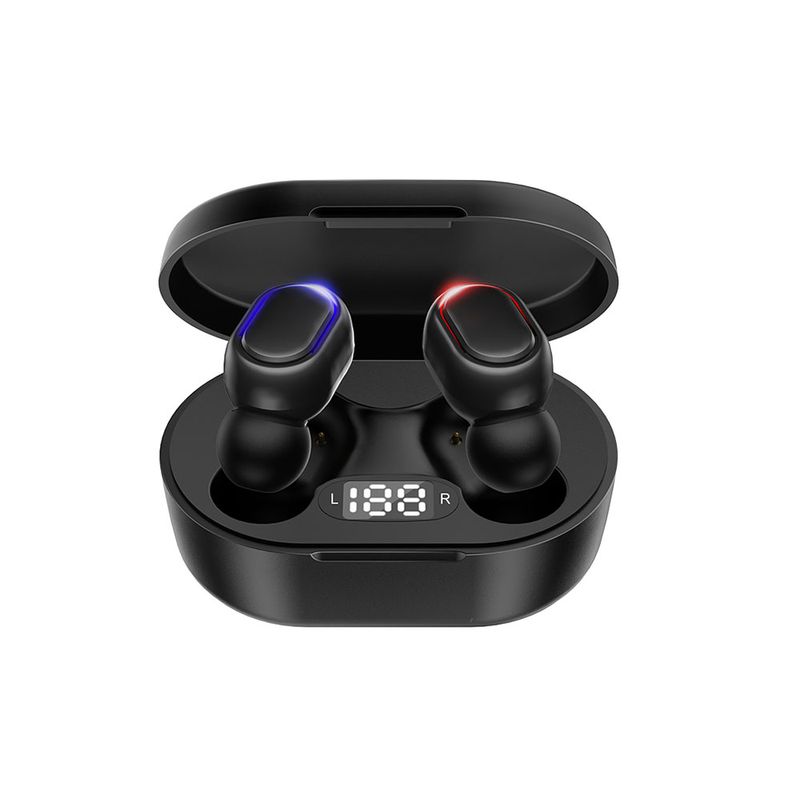 AUDIFONOS INALAMBRICOS BLUETOOTH 1HORA AUT114, NEGRO