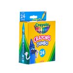 CRAYON REDONDO JUMBO CON 24 CRAYOLA