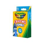 CRAYON REDONDO JUMBO CON 12 CRAYOLA