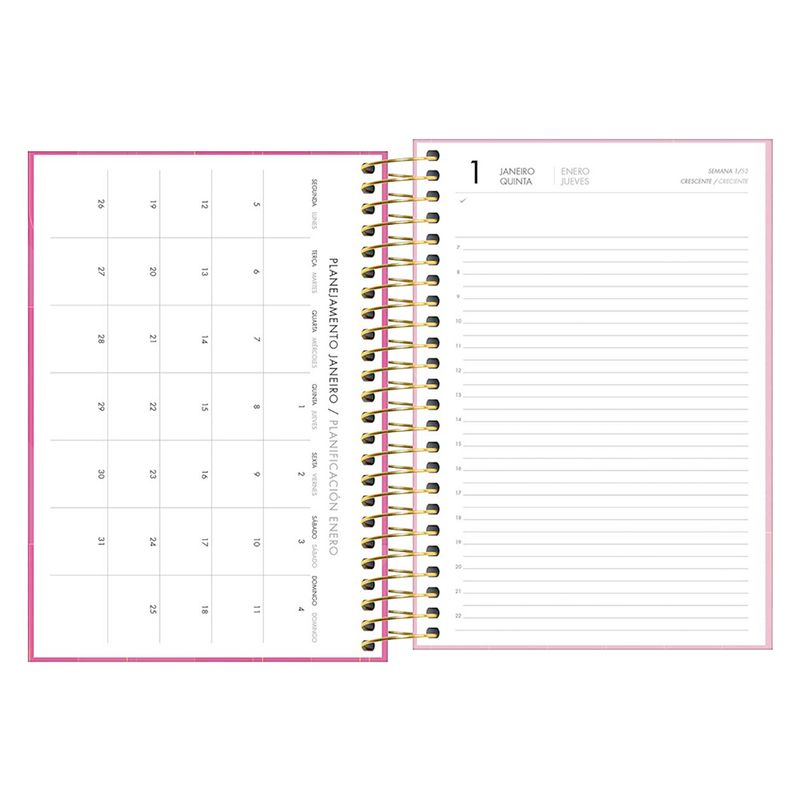 51136 - AGENDA ESPIRAL DIARIO FEMENINO SPOT