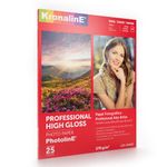 PAPEL FOTOGRAFICO HIGH GLOSS CARTA C/25HJS