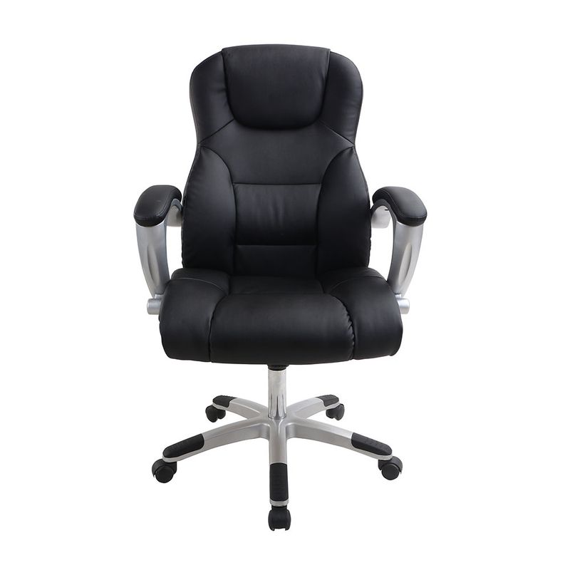 SILLON EJECUTIVO RESP ALTO VINIPIEL GOLDEN NEGRO