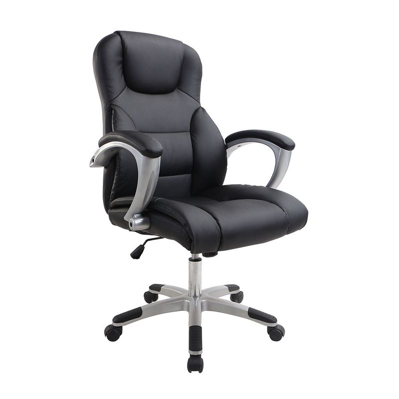 SILLON EJECUTIVO RESP ALTO VINIPIEL GOLDEN NEGRO