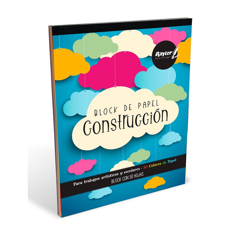 BLOCK CONSTRUCTION CARTA 50H 10COLS SURTIDOS