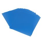 CUBIERTA PLASTICA CARTA CROMO AZUL MATE 25 JUEGOS ZEBRA C-605